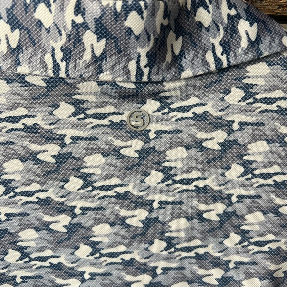 Stitch blue camo golf shirt - Picture 6 of 6